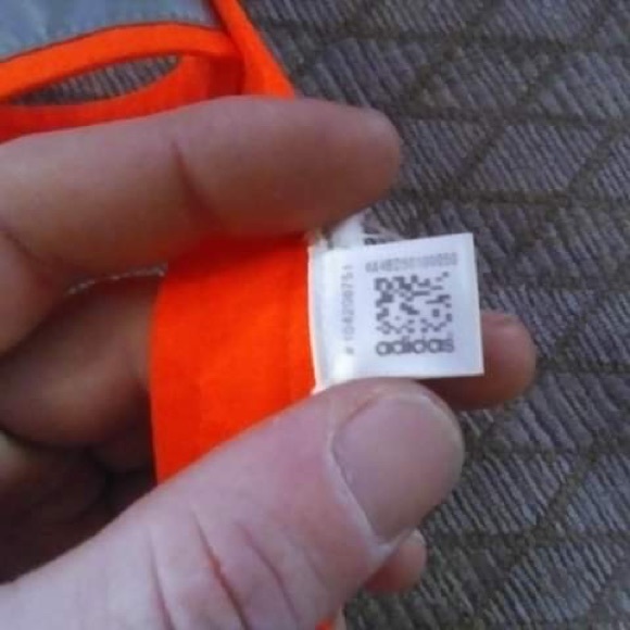 ADIDAS X JEREMY SCOTT Orange deconstructed track jacket. - Picture 4 of 5